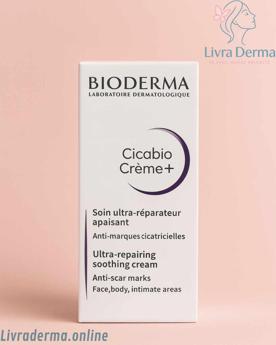 Bioderma Cicabio Crème+ – Soin Réparateur Anti-Marques