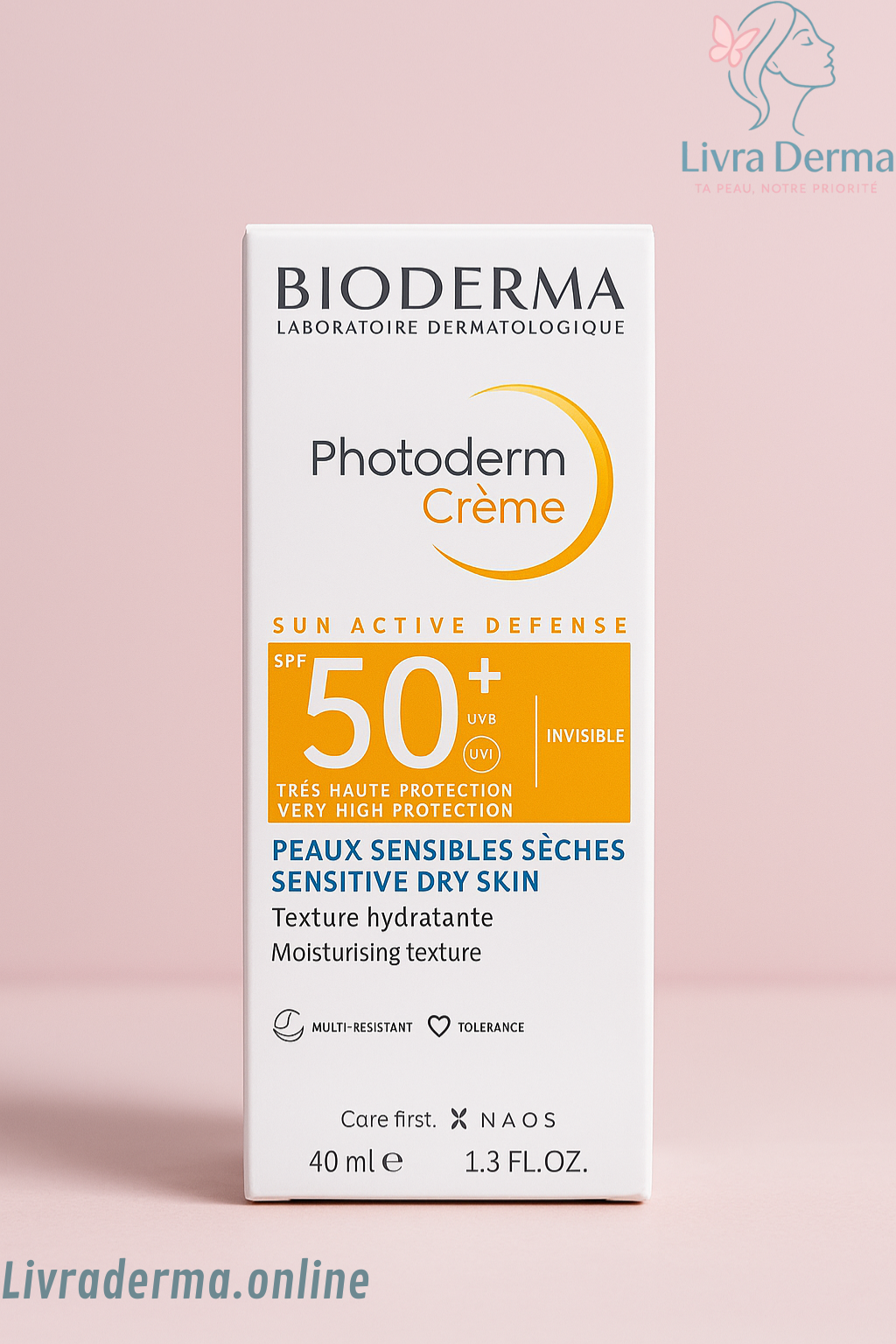 Bioderma Photoderm Crème SPF50+ – Peaux Sensibles Sèches