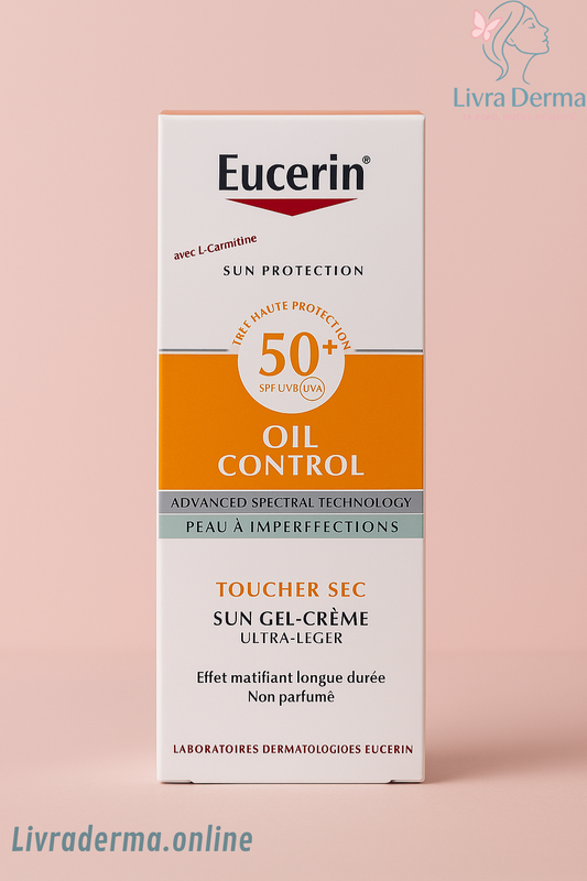 Eucerin Oil Control SPF 50+ – Gel-Crème Toucher Sec