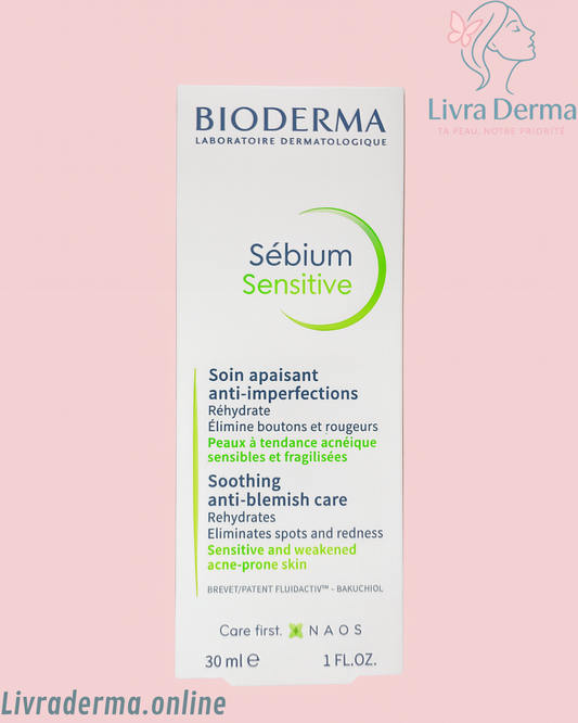 Bioderma Sébium Sensitive – Soin Apaisant Anti-Imperfections